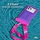 Case-Mate IP68 wasserdichte Handytasche - Reise Strand Kreuzfahrtschiff Essentials - schwimmende wasserdichte Handytasche mit Crossbody Lanyard für iPhone 16 Pro Max/iPhone 15 Pro/14 - Lila Paradies