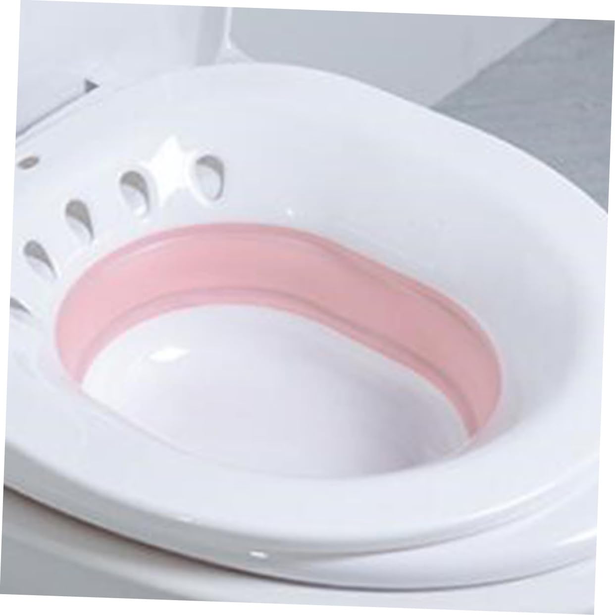 TOVINANNA 1pc Folding Woman Bidet Portable Private Part Cleansing for Pregnant Women Elderly Sitz Bath Bowl for Toilet Feminine Care Comfortable Hip Wash Basin