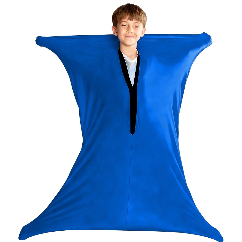Sensory Body Sock for Kids Stretchy Sensory Sock, 47"x 27" Full-Body Wrap, Body Sock Sensory Kids