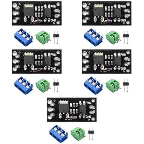 DollaTek 5Pcs FR120N MOS MODULE MOSFET control Module Field effect MODULE Cover
