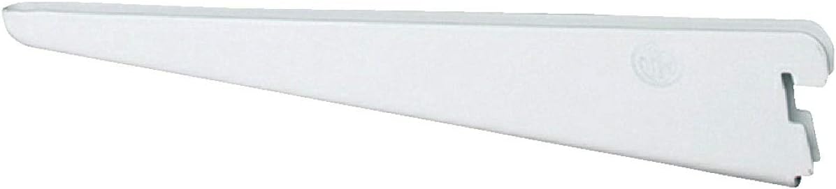 freedomRail Bracket for Wood Shelves, 14.5-inch - White