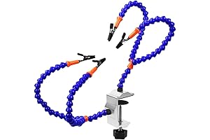 Helping Hands Third Hand Soldering 4 Arms with Universal Soldering Vise Tabletop-Clamp