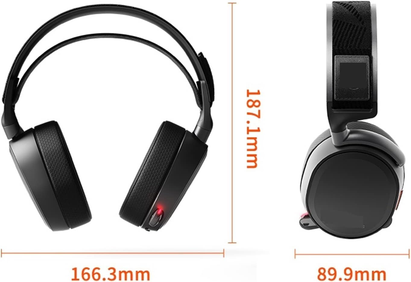 cuffie Cuffie da gioco wireless - Wireless ad alta fedeltà senza perdite + Bluetooth compatibili con PS4 e PC, tutte nuove con scatola 16Serene