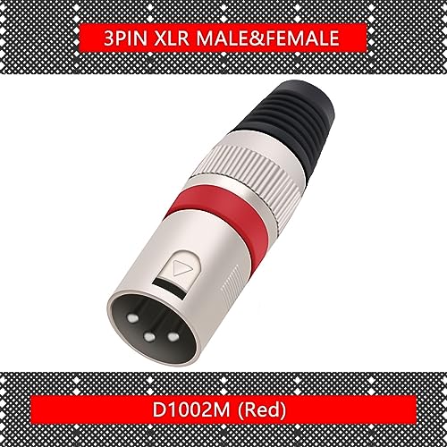 Fiche XLR 3 poles violette avec codage couleur pour reperage de ligne