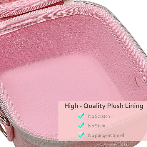 XANAD Hard Case Compatible with Fujifilm Instax Mini 13/12 / 11/10 / 9/8 / 7/7+ / EVO Instant Camera with Shoulder Strap(Pink) - Image 3