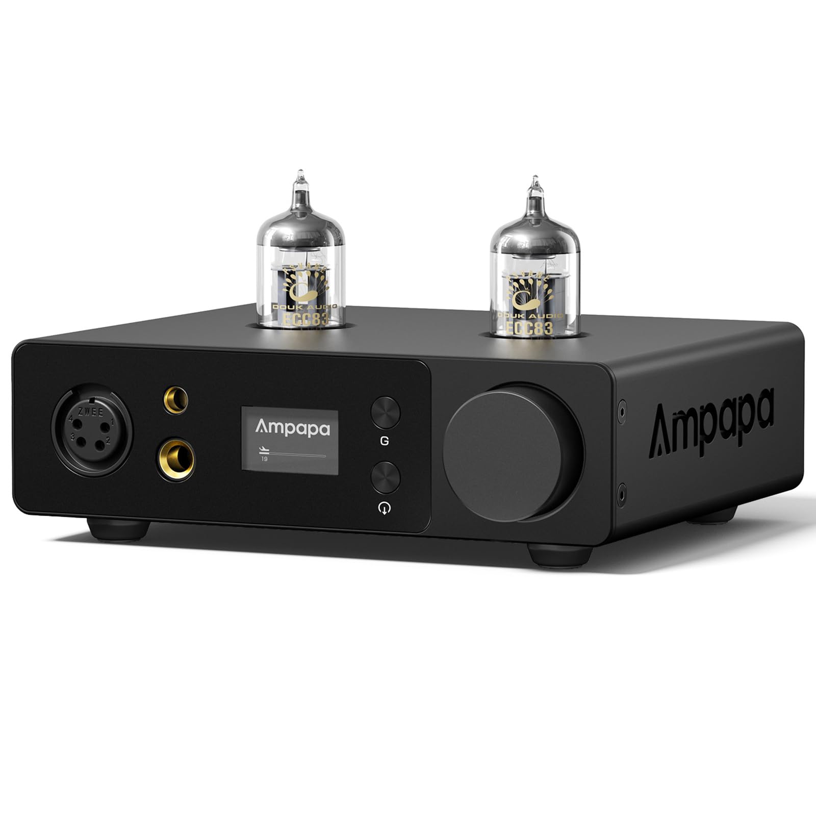 Ampapa Wzmacniacz słuchawkowy H1 Class A, wzmacniacz HiFi Stereo TRS/RCA
