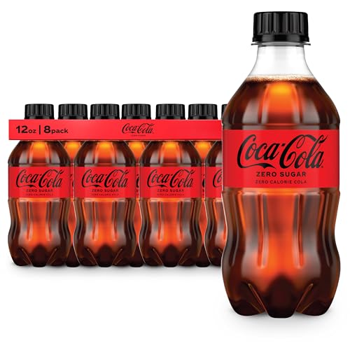 Coca Cola Zero Sugar, 12 Fl Oz Bottles, 8 Pack