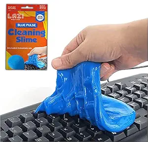 Multipurpose (Pack of 1) Keyboard PC Dust Cleaning Cleaner Slime Gel Jelly Putty Kit Magical Universal Super Clean Gel for Keyboard Laptops Car Accessories Electronic Product