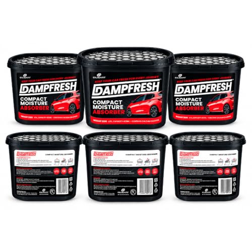 Image of Dampfresh Compact Moisture Absorber By CILICAnT, pack of 6