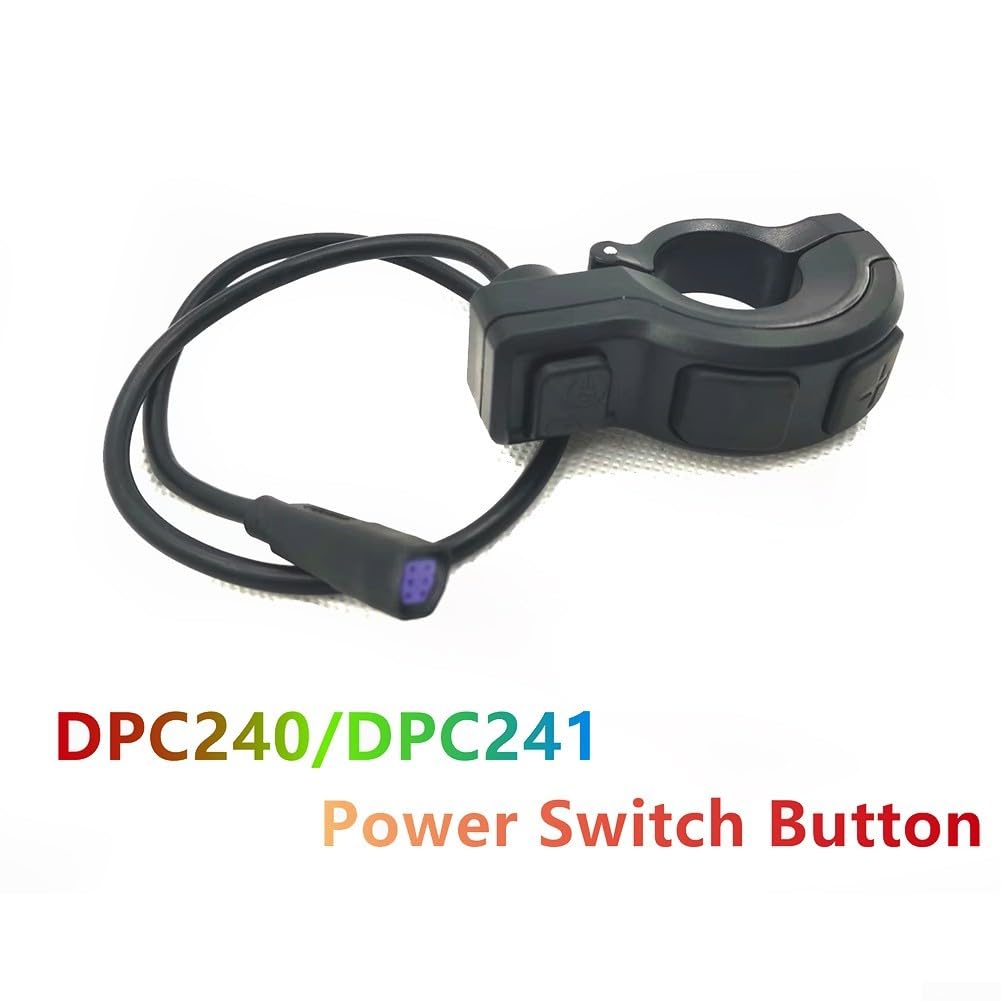 RiToEasysports Interruttore A 4 Pin Per Display Motore Bafang P850C – Controllo Manubrio Bici Elettrica – Pulsantiera ABS - 3