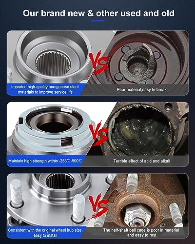 Image of ECCPP 2pcs 513310 Front Wheel Hub Bearing Assembly for Nissan Murano 2003-2007 All Models,Quest 2004-2009 All Models | Models, Quest 2004-2009 All Models