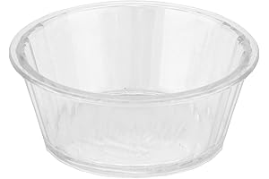 Glass Baking Essentials: G.E.T. ER-020-CL Clear Ramekins, Unbreakable and Versatile Kitchenware for Endless Culinary Creations