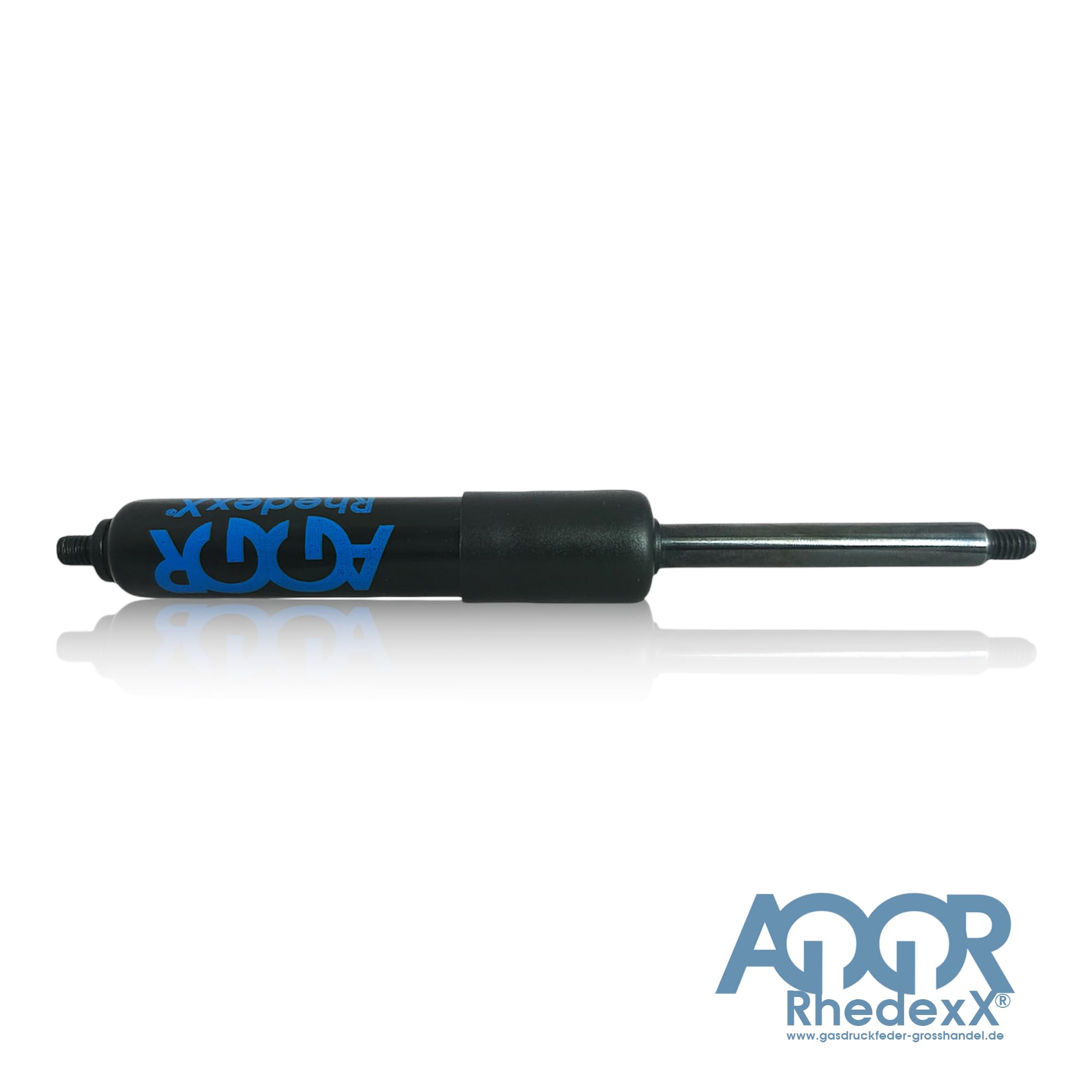 Molla a gas di ricambio per Stabilus Liftomat 697656, 356 mm/150 mm/50N-800 N – RhedexX® molla a gas con filettatura M6, lunghezza 356 mm, corsa 150 mm, potenza: 50N-800N (356/150/400N)