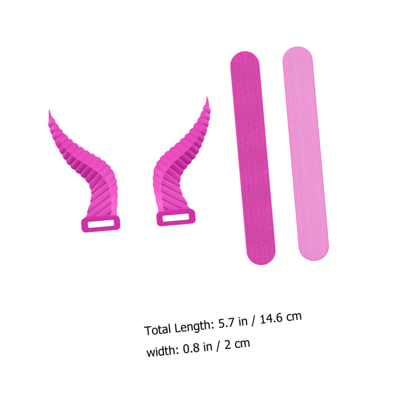 SHINEOFI 5 Paia Accessori Decorativi In ​​Corno Attacco Per Cuffie Corno Per Cuffie Attacchi Per Cuffie Accessori Per Cuffie Corno In Gel Silice