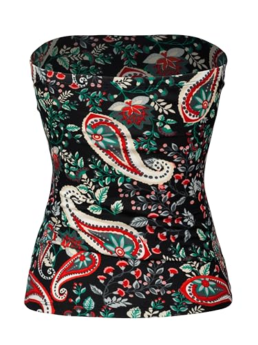 Image of MixMatchy Women's Stretchy Strapless Tube Top Y2K Bandeau Top