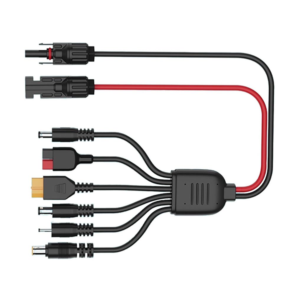 Amazon | 2M 6-in-1 ソーラーコネクターキット MC4/XT60/アンダーソン