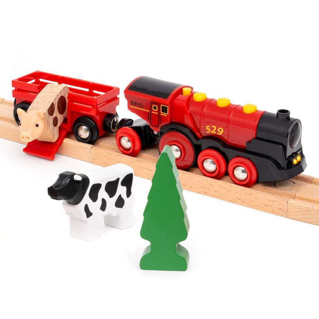 BRIO World - Rote Lola Bauernhof Zugset