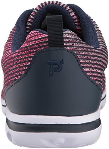 Propet Women's TravelActiv Xpress Shoe, Navy/Pink, 6 N US | Image 2