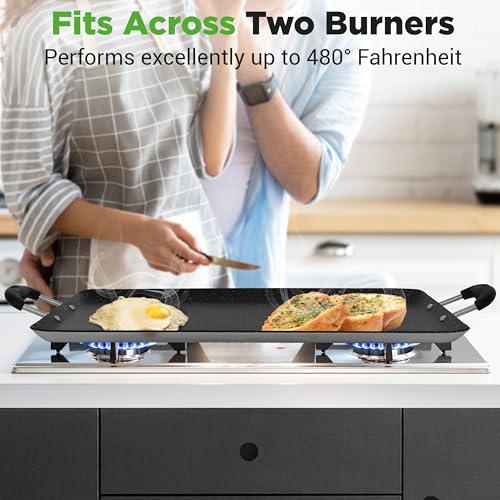 Nutrichef Double Burner Griddle