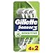 Gillette Sensor3 Sensitive Einwegrasierer Männer, 6 Rasierer mit 3-fach Klinge