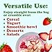 Food to Live Organic Freeze-Dried Strawberries, 4 Ounces – 100% Natural Berries, No Sugar Added, Vegan and Nutritious Snack – Perfect for Smoothies and Baking, Non-GMO, Kosher, Bulk