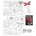 Oizemori Rub On Sticker, Aufkleber Hochzeit, Aufkleber Sprüche, Hochzeit Sticker, Rub Ons, hochwertige Metallbeschichtung, geeignet für verschiedene Oberflächen wie Scrapbooks (Silber)