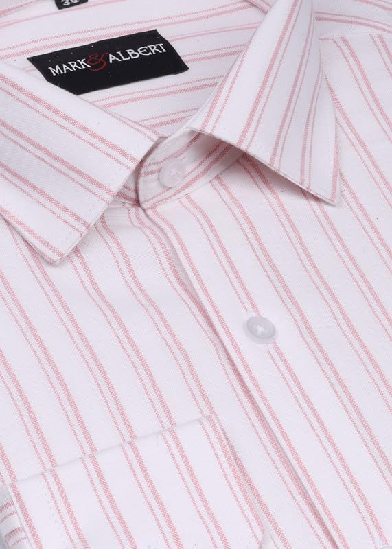 Image of Men's Striped Cotton Formal Shirt