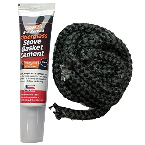 Midwest Hearth Wood Stove Replacement Gasket Kit for Woodburning Stoves