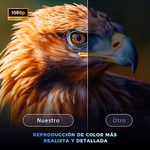 Image of BIGASUO Auto Keystone Mini Portable Projector, 4K /150 ANSI Smart Projector with WiFi 6, BT 5.4, 130 Inch Screen, Built-in Android Operating System 11.0, Compatible with iOS /Android /PC /PS4 /PS5 (BG65)
