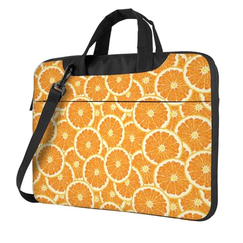 Salelf Riped Juicy Sliced Oranges1 for 360 Protection Laptop Bag for 13-15.6 Inch, Business Messenger Aktentasche