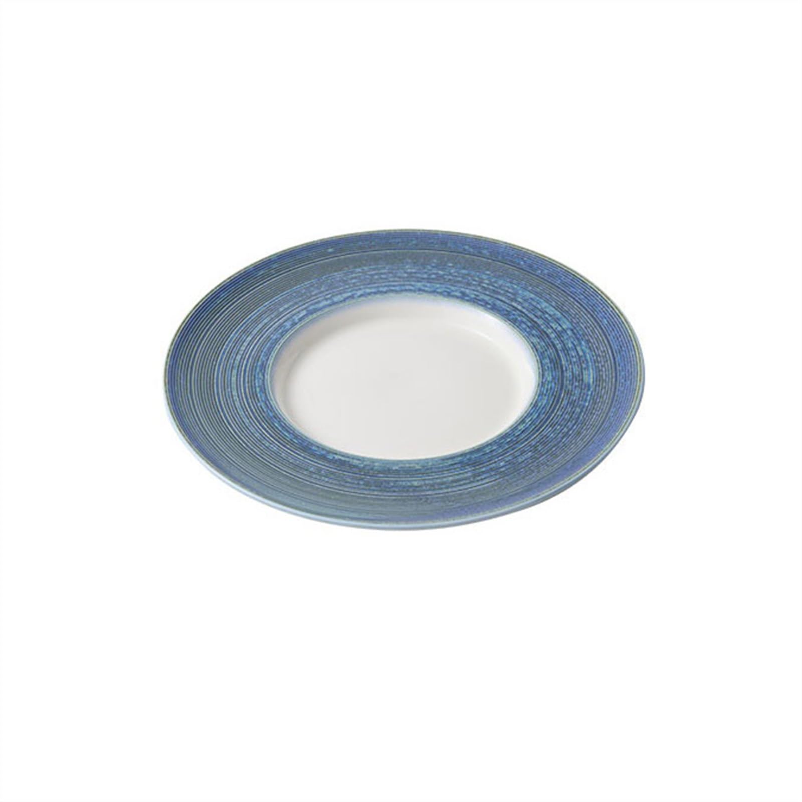 HPTHLY Plate Unique Kiln Change Glaze Plate Household Light Luxury Upscale Western Steak Plate Ceramic Flat Plate Dessert Plate