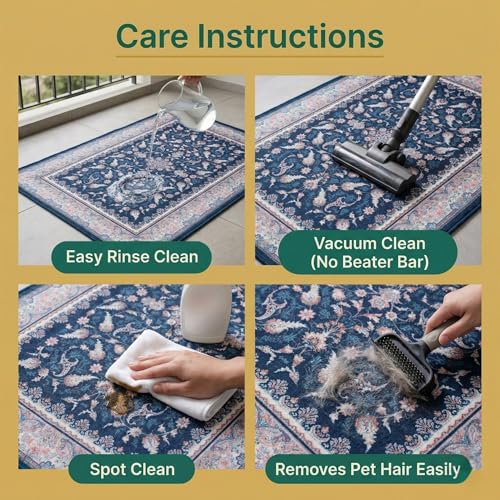 Image of Dream Weaverz Anti Slip Rectangular Carpet for Living Room & Hall | Silk | Flat Woven Soft Washable Floor Mat for Home, Bedroom Floor & Kitchen | Durable Anti Skid Rug for Daily Use (3 X 5) feet