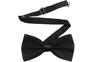Pre-Tied Adjustable Bow Tie for a Refined and Effortless Style