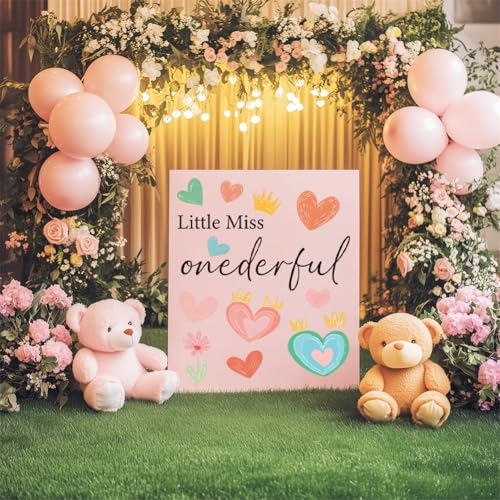 Vinilo decorativo para primera fiesta de bebé niña