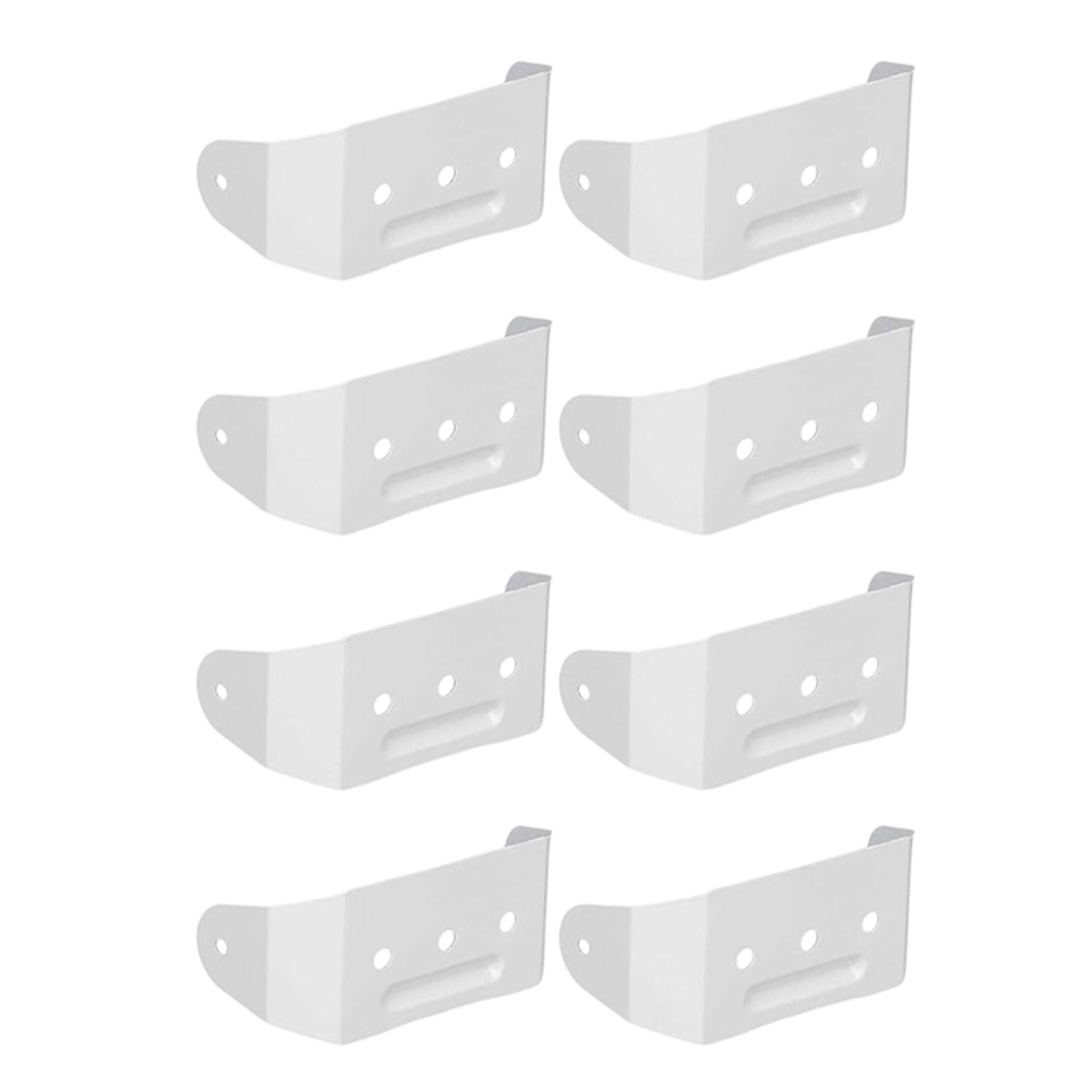 Aluminum Gutter Downspout Straps Metal Hanger Clips Bracket for 2x3 Inch Pipes Rustproof Mounting Aluminum Rain