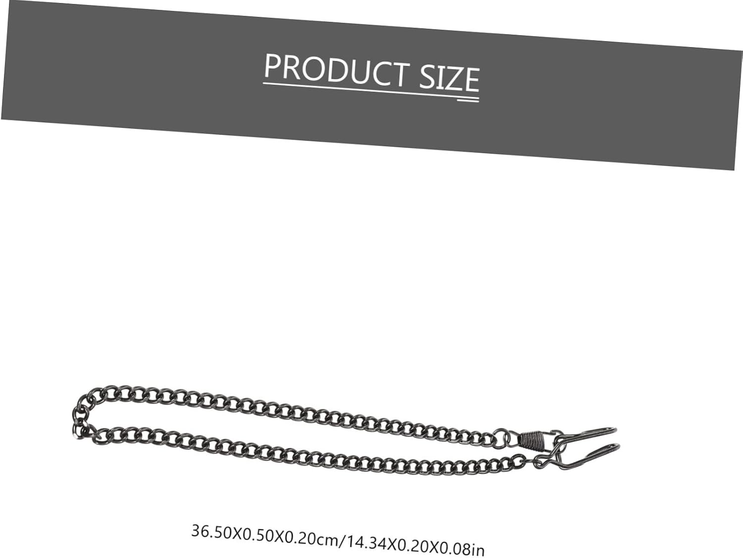 Ipetboom 3pcs Pocket Watch Chain Set for Men Decorative Iron Pants Chain Versatile Style for Casual Outfits