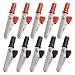 Produktbild SODIAL(R) 10 St¨¹ck 50mm Kunststoffgriff Testsonde Metall Krokodilklemmen