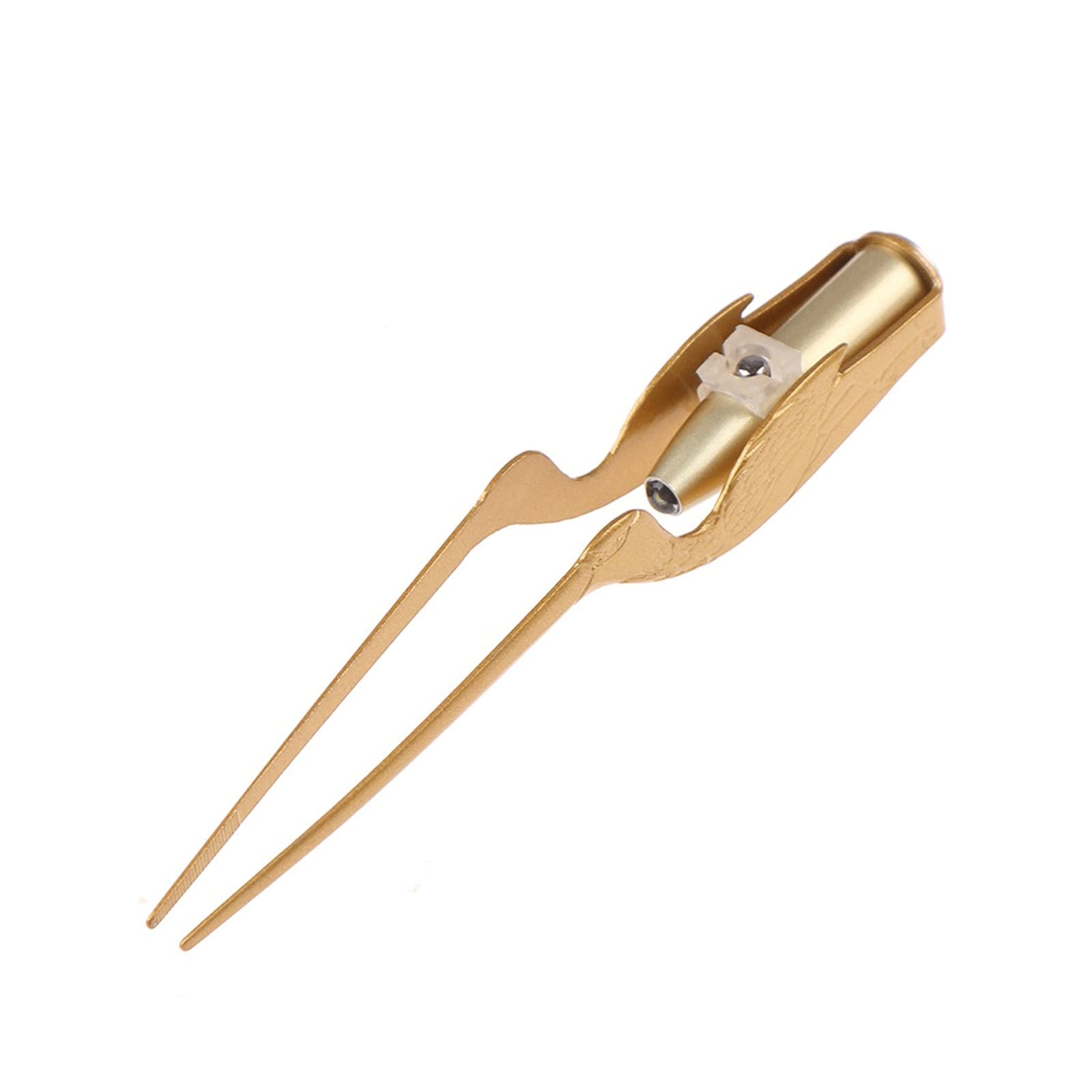 Produits pour l'élimination du cérumen, pincettes Auriculaires, Lampe de Poche LED, Outil de Nettoyage des Oreilles, Nez, pincettes en acie