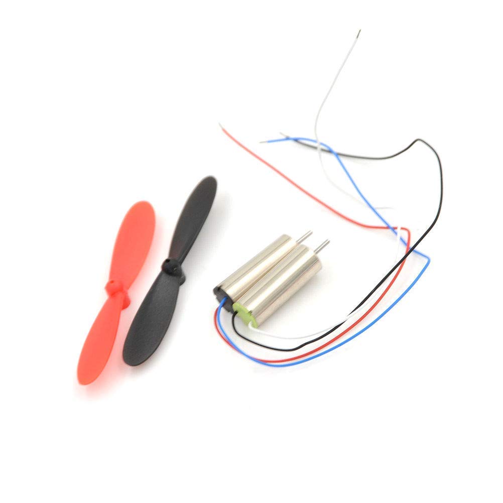 DollaTek 5 Pezzi Motore 720 Per Elicotteri RC + 10 Eliche – Alta Velocità 45000 RPM, 3.7V, Mini Motori Per Aeromodelli