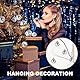 Adiwo Disco Spiegel Ball, 24 Stück Silber Hängekugel 4CM Mirrorball Spiegelkugel Discokugeln Discokugel Silber Discokugel Silberne Spiegelkugeln Glänzende Disco Ball für Party Dekoration Lichteffekt