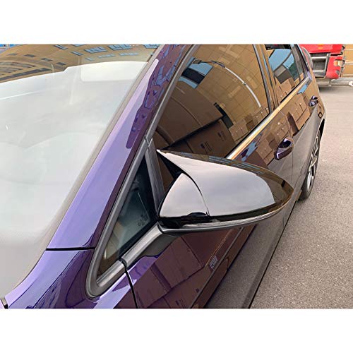 Coques de Rétroviseurs Volkswagen Golf 7 Noir Brillant, Accessoire Auto-Style A-Look