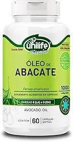 Óleo de abacate - 60 cápsulas