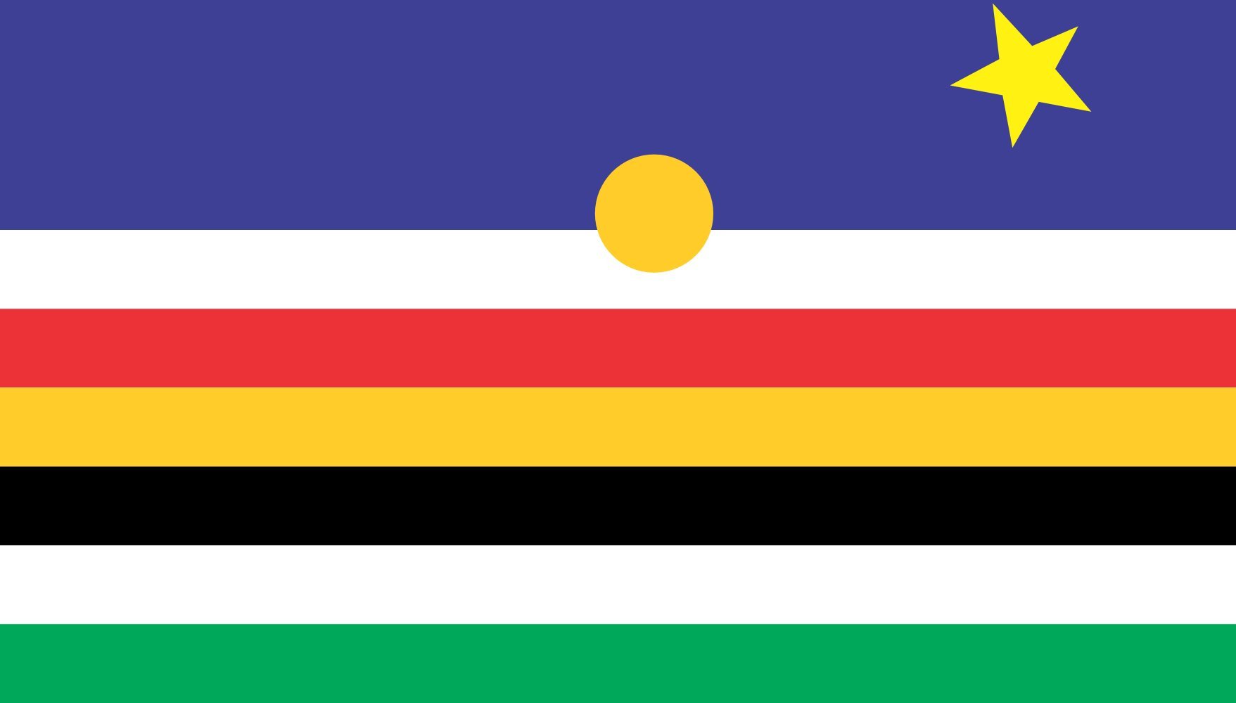 Flag of the Shilluk Kingdom drapeau de collection et pavillon grand format