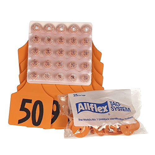 Global Allflex Allflex Orange Maxi 26-50 Tags