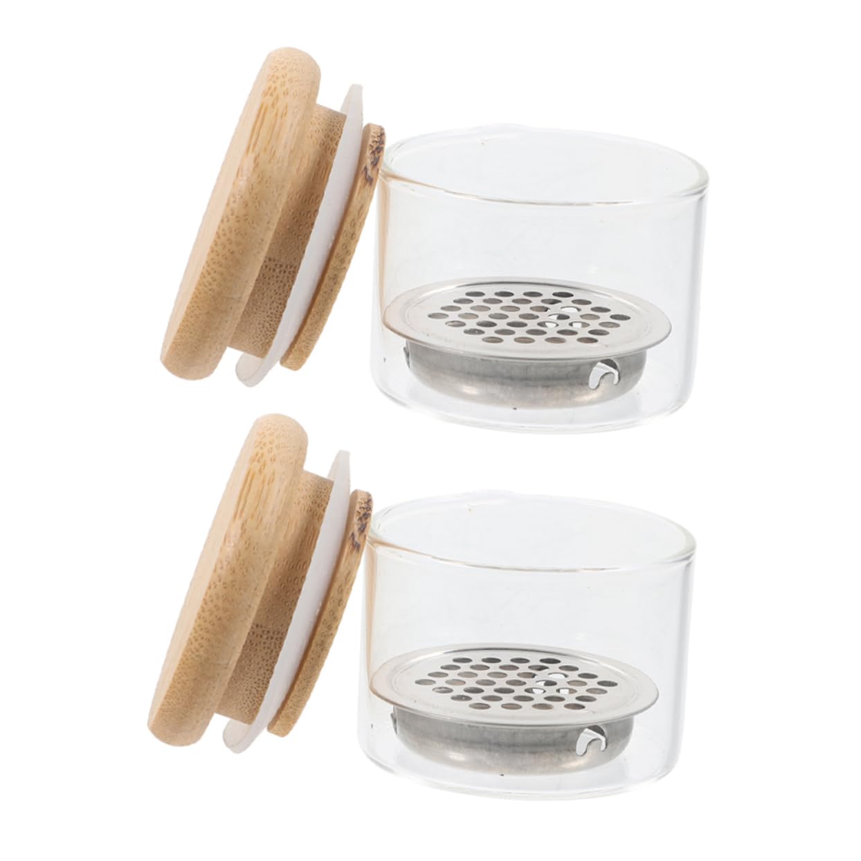 Healeved 8pezzi Ciotole Per Manicure Tazze Sostituibili Per Nail Art Strumento Per Unghie Per Estetiste e Appassionati Nail Art