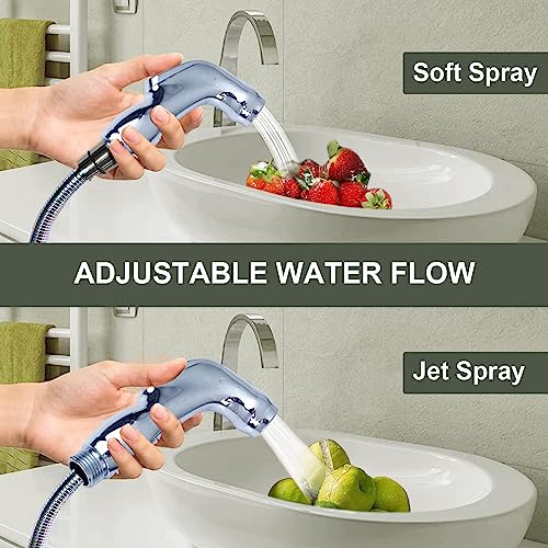 Image of Bathroom Jet Spray for Toilet Ennius Toilet Jet Spray, Jet Spray for Toilet Portable | Portable Jet Spray for Toilet - for Multiple Tasks | Jet Spray Portable | Toilet Spray Shower Hose Jet