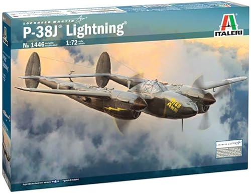 Italeri 1446 P-38J Lightning 1:72 Kit de modelo de plástico a escala 1:72