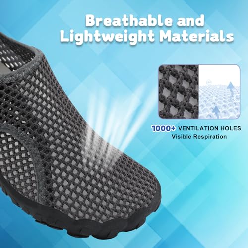 JIASUQI Kids Water Shoes for Boys Girls Barefoot Swim Beach Shoes Quick Dry Hiking Shoes Sneakers for Kids2