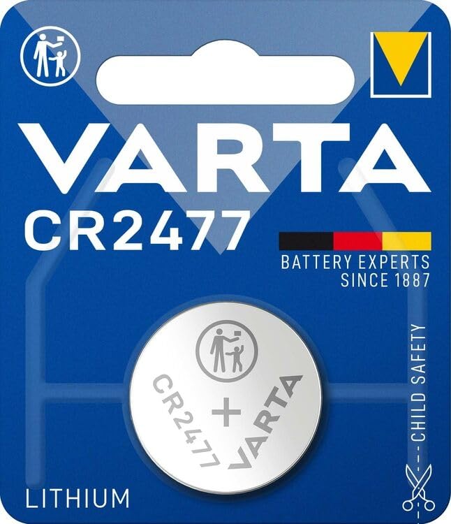 VARTA 10X 40866 Professional Electronics CR2477 (6477) - Pila de botón de Litio, 3 V