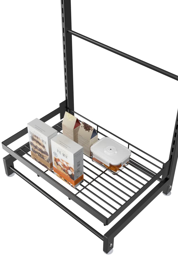 Luchs - Escurreplatos para platos/escurreplatos/estante para secar/especias/soporte para platos/organizador de cocina con rejilla de goteo (3 niveles)